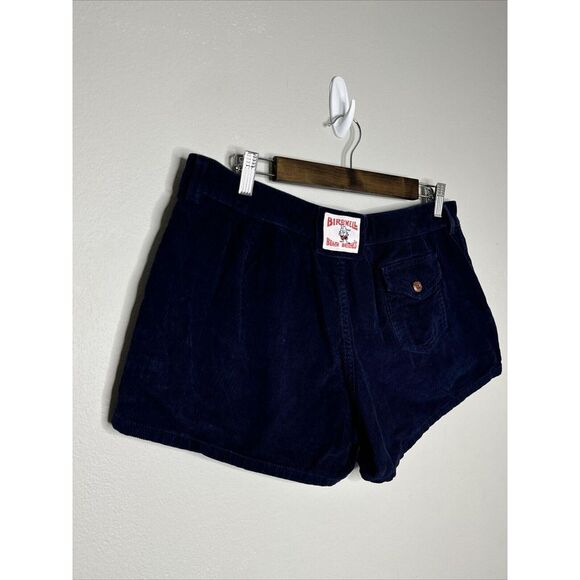 WOMEN BIRDWELL BEACH BRITCHES NAVY BLUE CORDUROY SHORTIE BEACH SHORTS POCKETS 12 - Picture 5 of 12